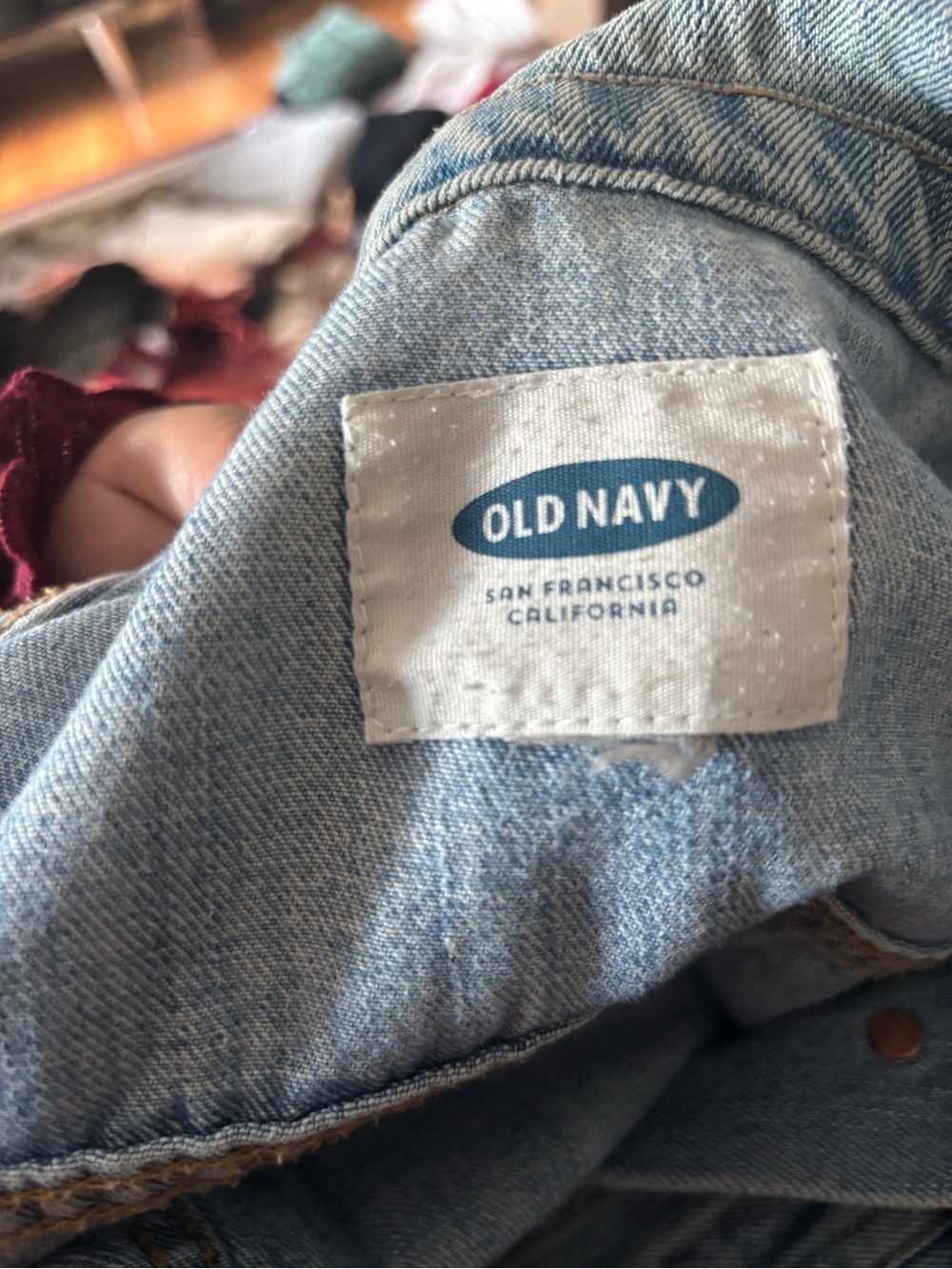 Old Navy Light Blue Denim Jacket - Blue - Picture 3 of 3